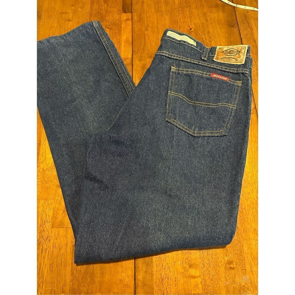 Vintage Dickies Mens Jeans Straight Relaxed Fit Tagged 38x34 Tailored to 38x31